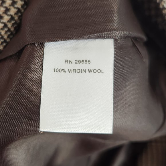 NWOT Pendleton 100% Wool Plaid Houndstooth Crop Trouser Pants sz 10 Petite - Picture 7 of 8